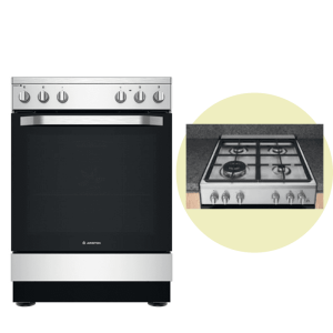 ARISTON Gas Cooker AS67G1MCX